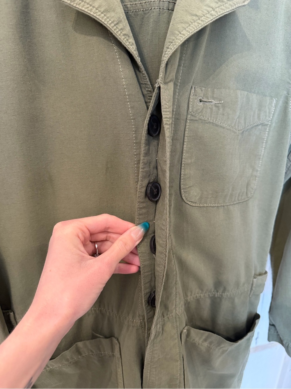 Lucky Brand Olive Green Utility Jumpsuit - Picture 3 of 5